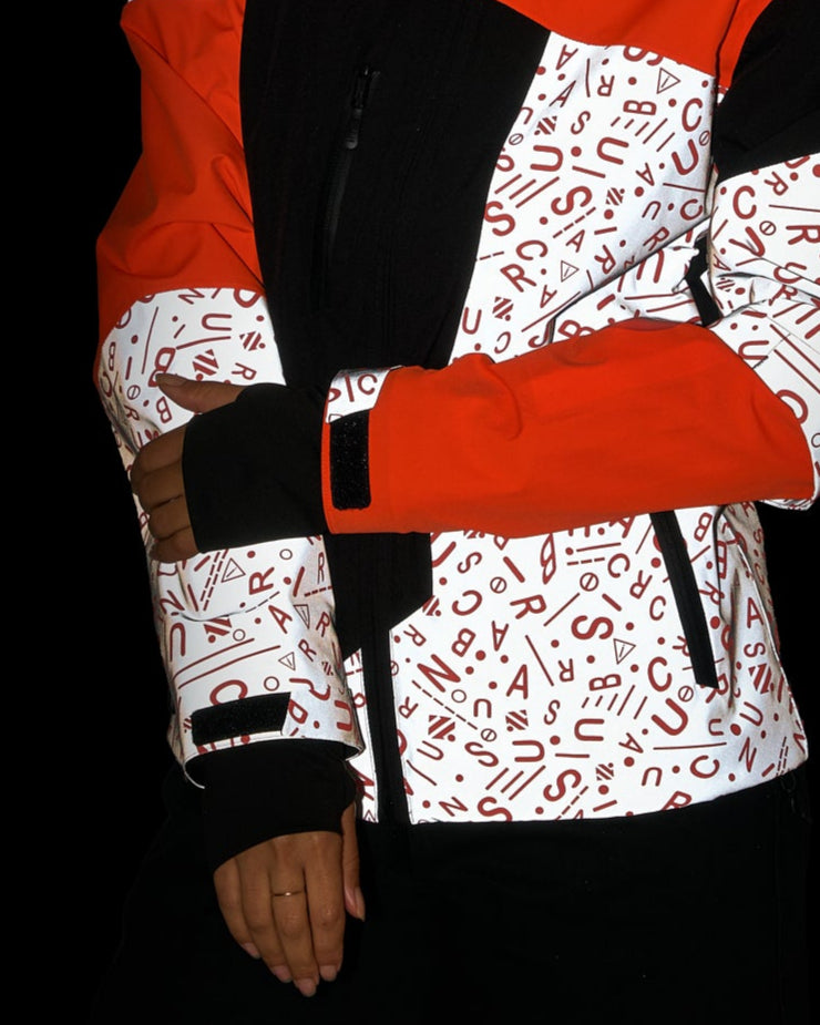 repop-orange-noire-motif-graffiti-veste-velotaf-impermeable-reflechissante