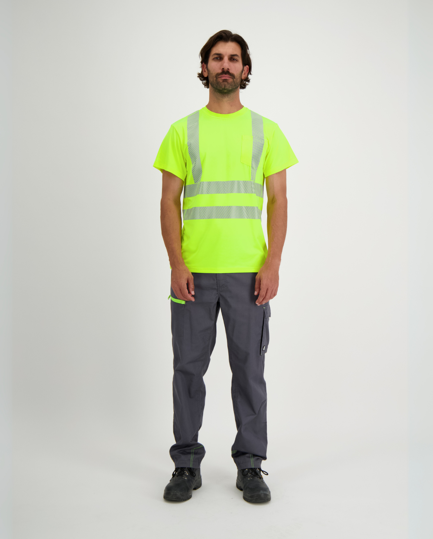tshirt-travail-haute-visibilite-iso-20471-respirant-chaleur-jaune-fluo