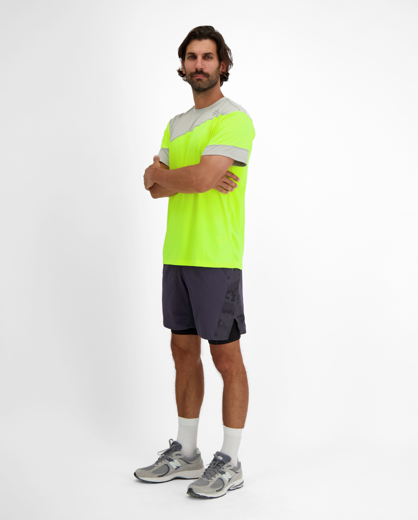 tshirt-respirant-course-a-pied-velo-jaune-manches-courtes-homme
