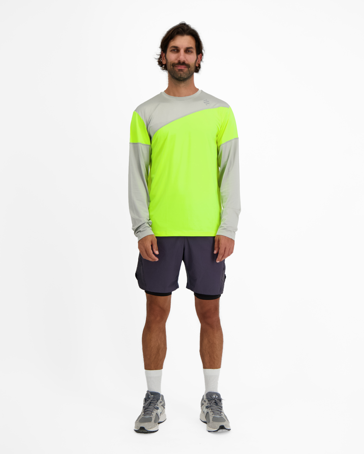 tshirt-respirant-sport-velo-manches-longues-anti-uv-jaune-gris-homme