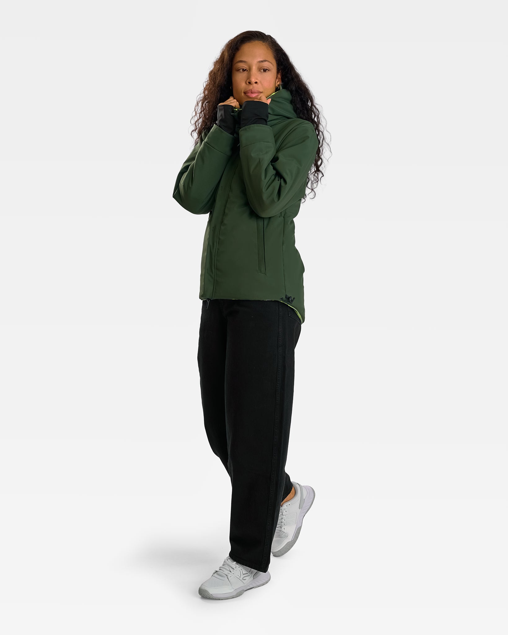 femme-repop-hiver-veste-velotaf-chaude-visible-reversible-kaki