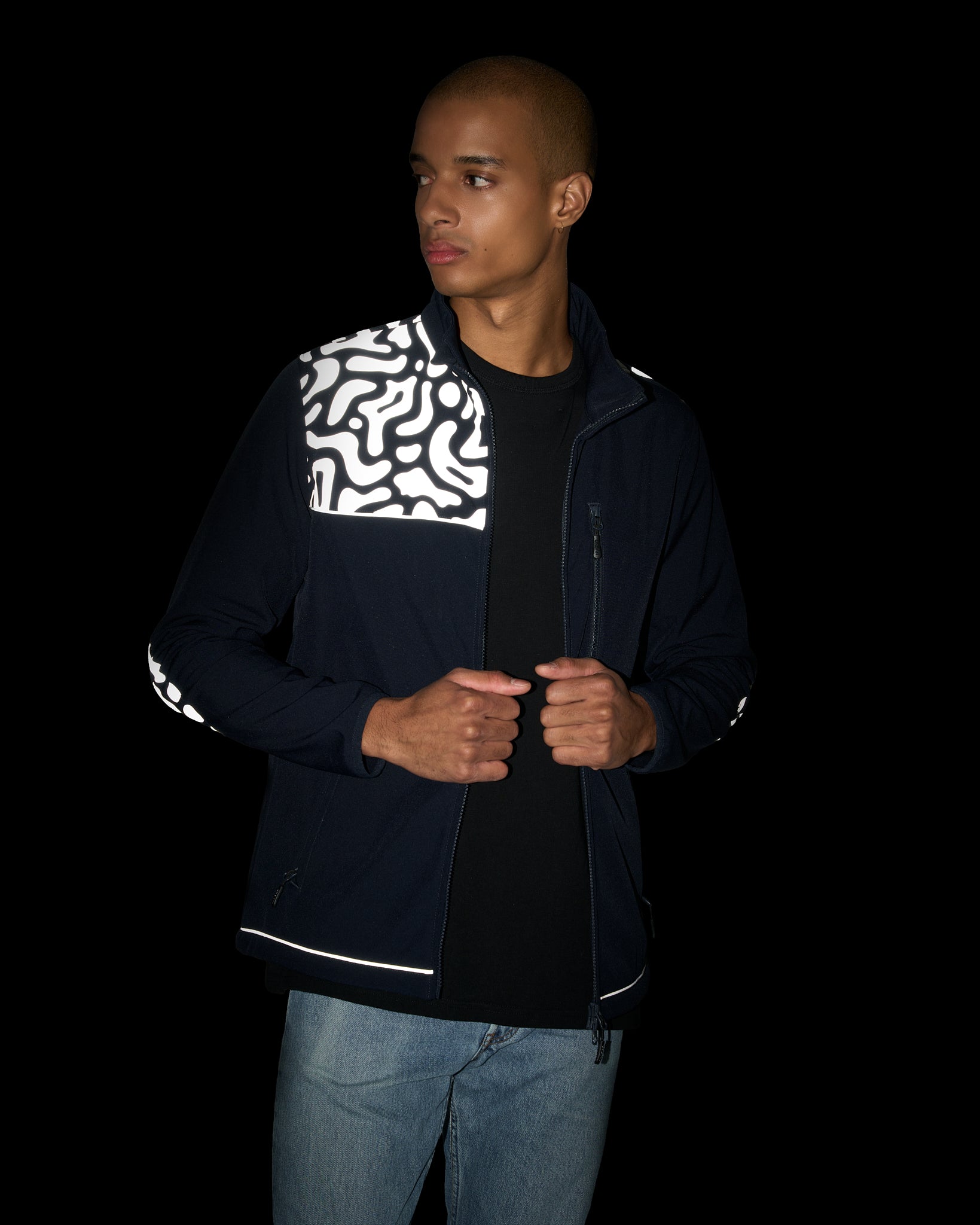 softshell-orso-bleue-marine-polaire-deperlante-reflechissante-velo-homme