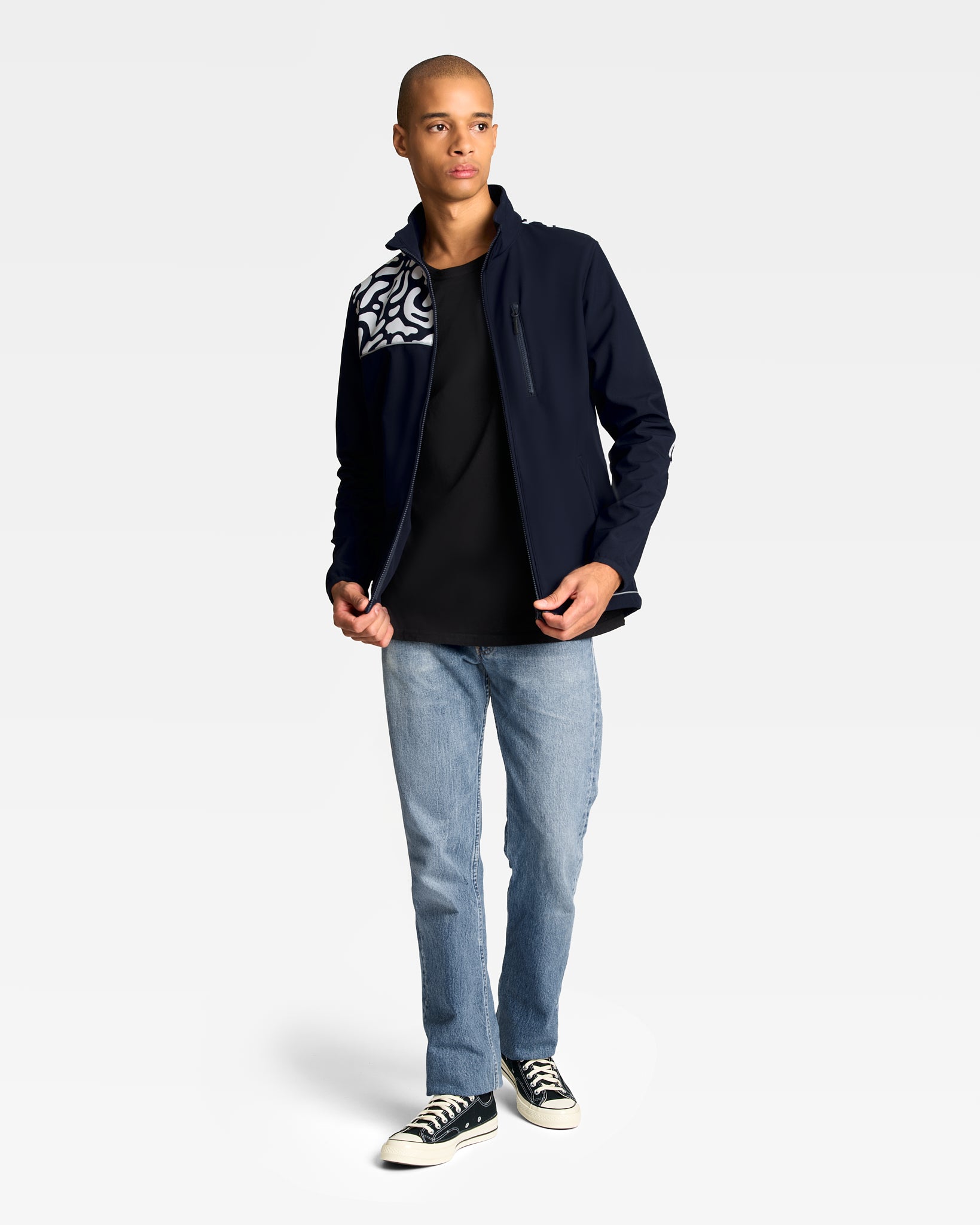 softshell-orso-bleue-marine-motif-polaire-deperlante-velo-homme