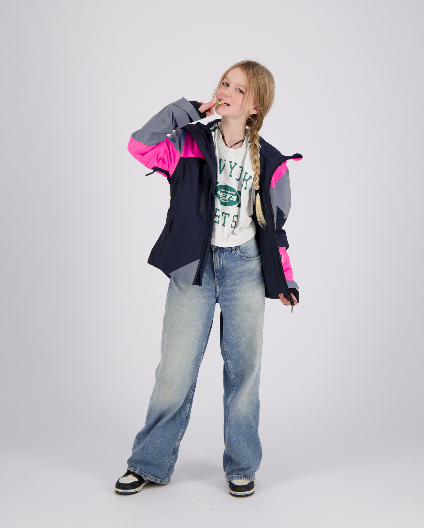 veste-impermeable-reflechissante-velo-repop-rose-enfant