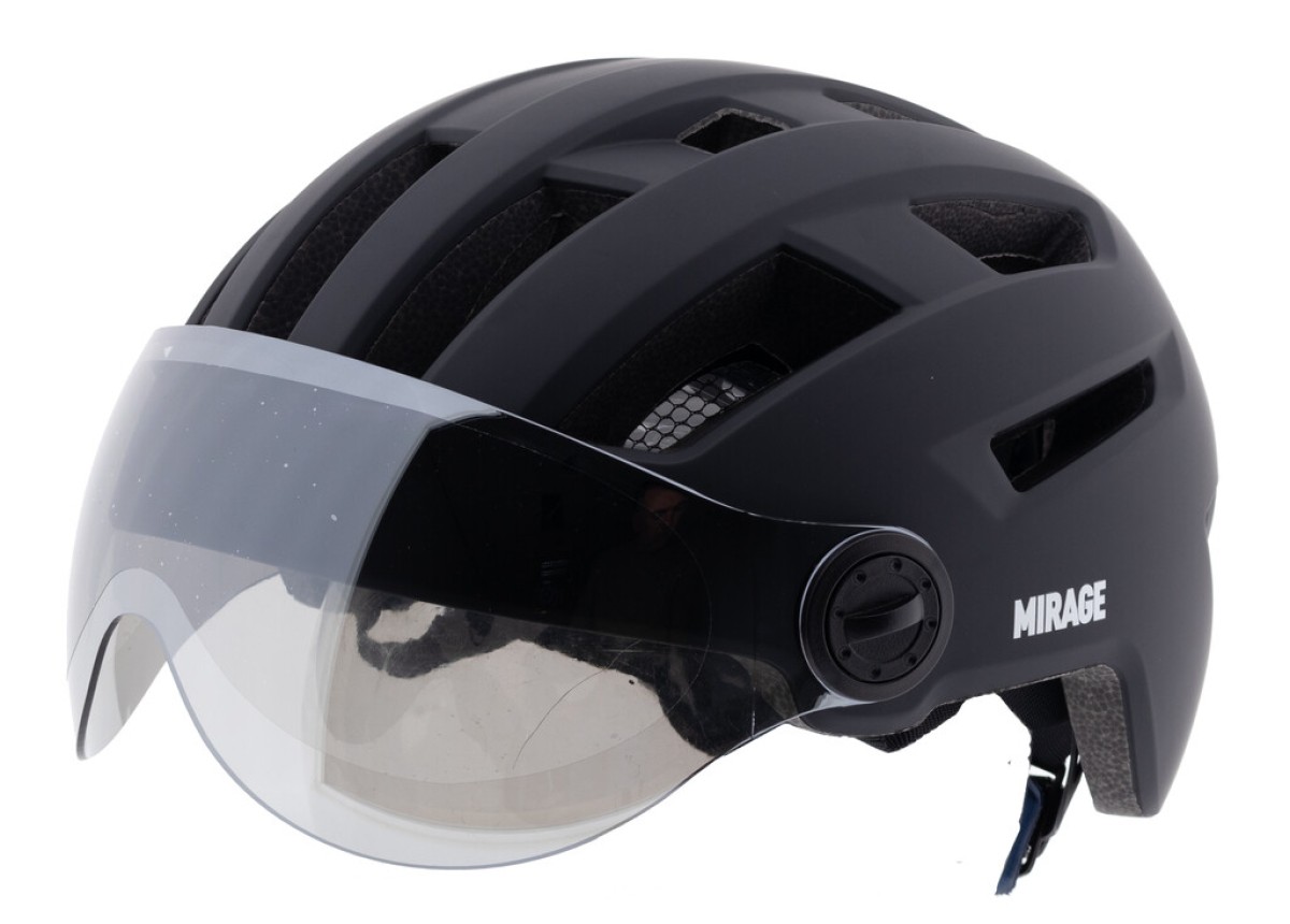 Casque vélo Mirage à visière abaissée