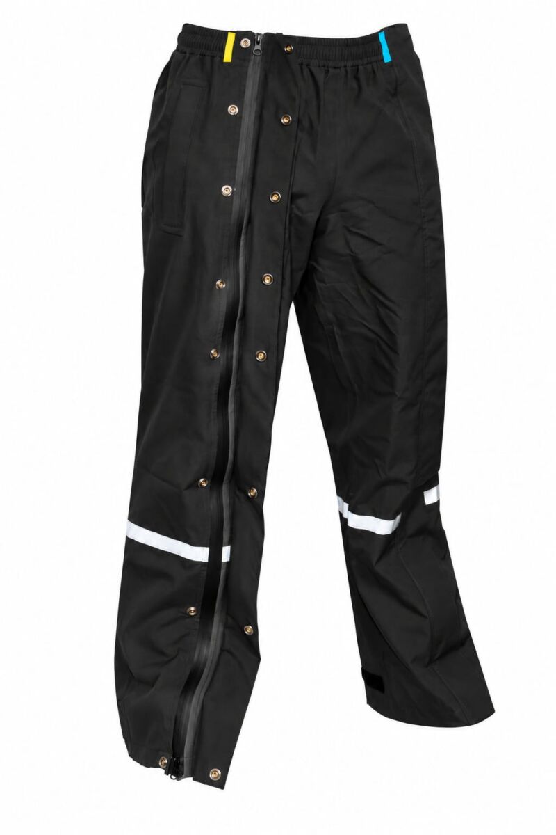 Pantalon pluie Hello Rain Storm 20K noir zip latéral