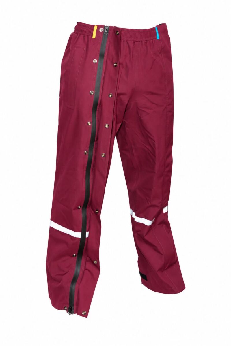 Pantalon pluie Hello Rain Storm 20K bordeaux surchaussures