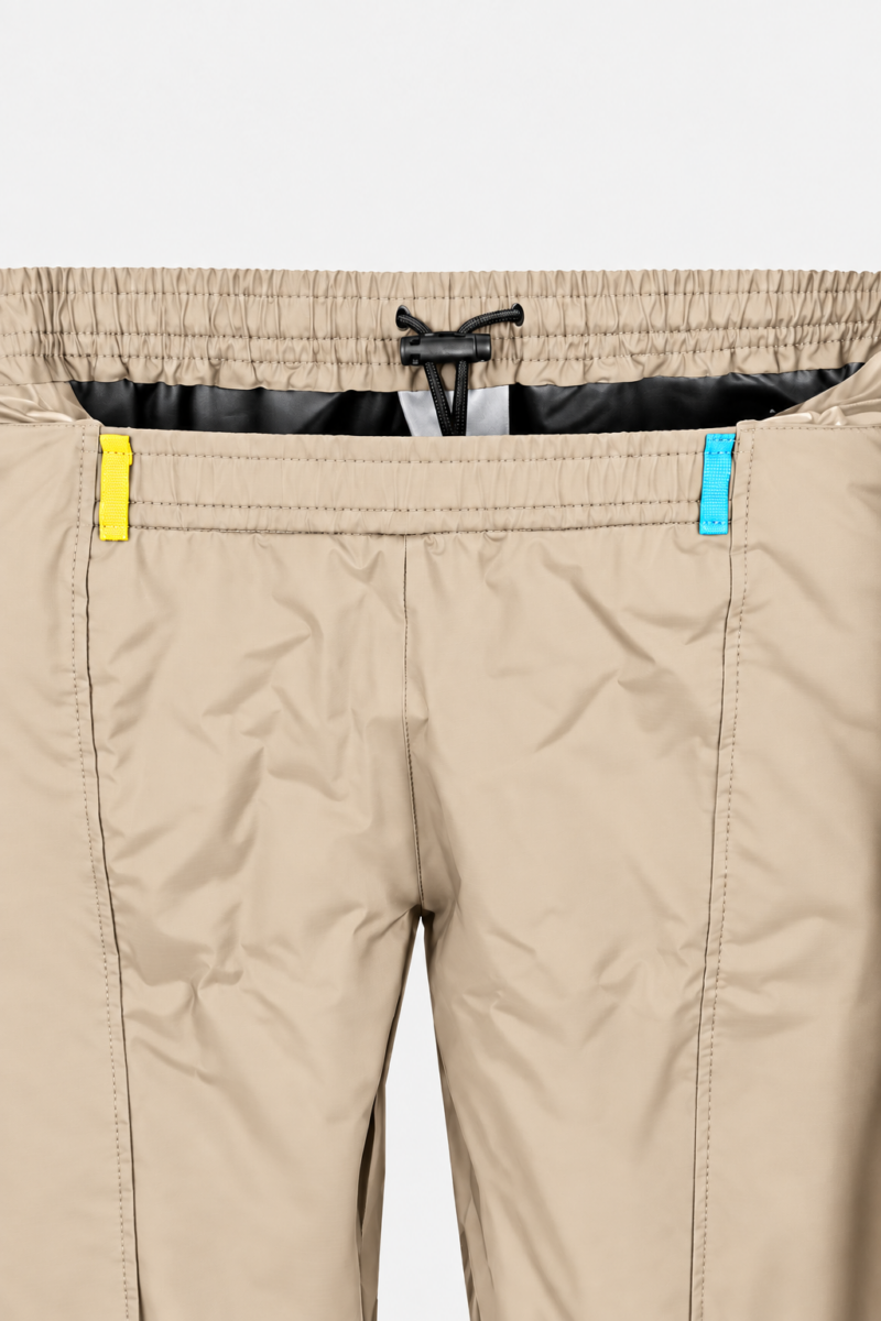 Pantalon pluie Hello Rain Storm 20K beige zip