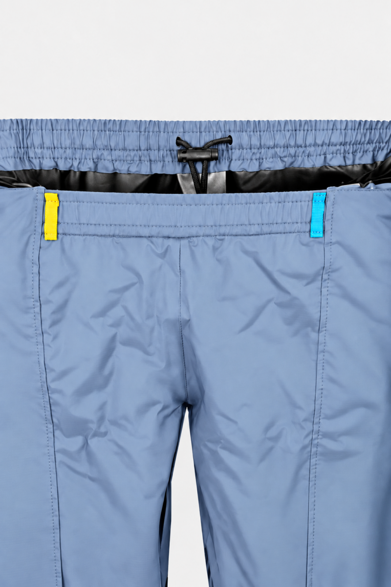Pantalon pluie Hello Rain Storm 20K bleu perle zip
