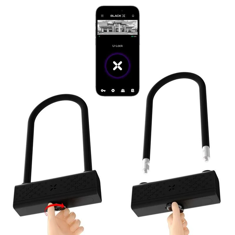 Ouverture sans clé de lantivol OnGuard Black X par smartphone