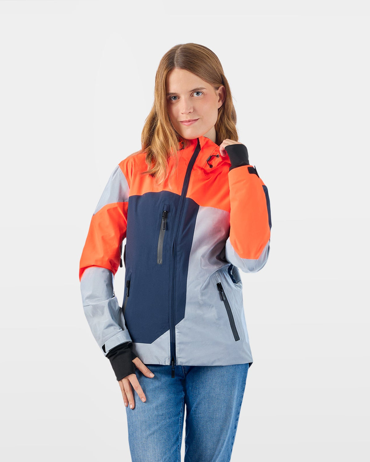 repop-orange-fluo-bleue-marine-veste-velo-ville-visible-certifiee-impermeable-femme