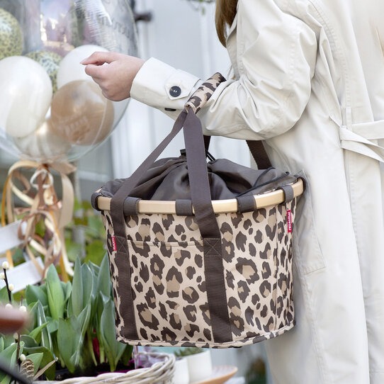 panier-klickfix_Bikebasket_leopard_macchiato