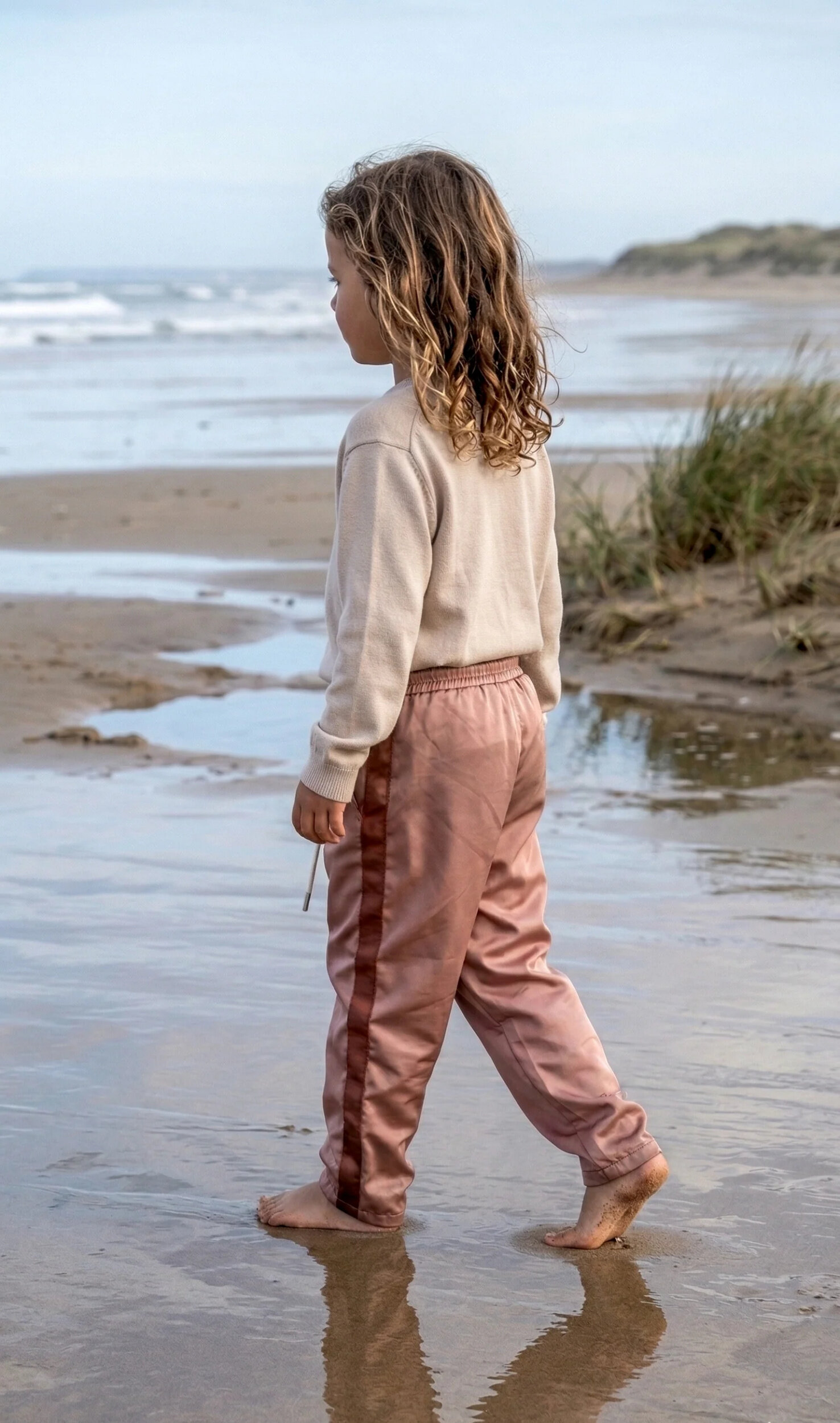 Surpantalon imperméable enfant Poule Party Brown Blush