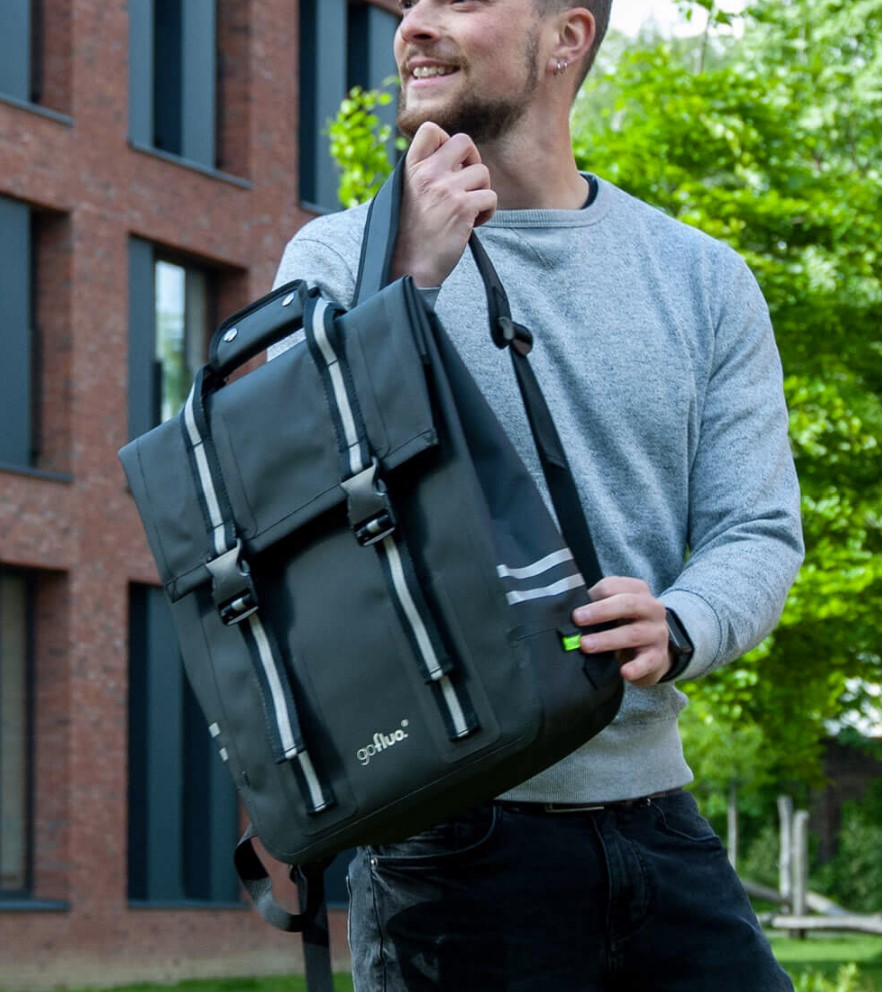 Sac À Dos Imperméable À L'eau Et Réfléchissant À La Mode Pour Homme, Adapté  Pour Une Utilisation Nocturne, Mode en ligne