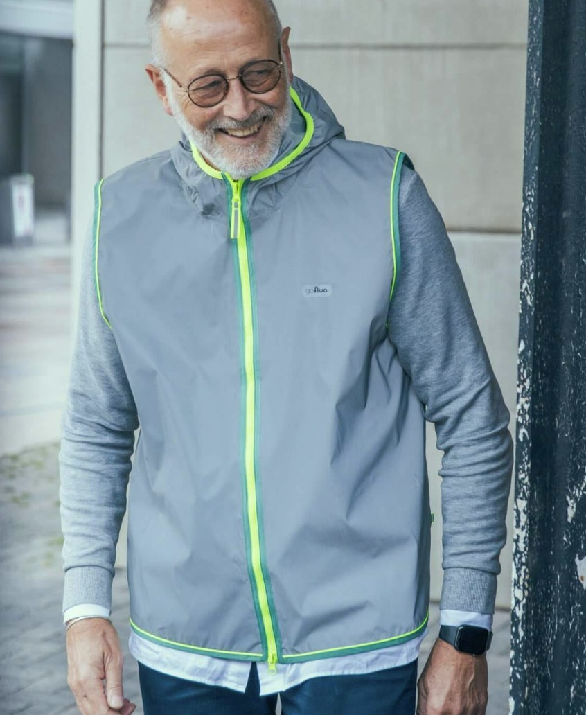 Gilet réfléchissant homme Go Fluo Darnknight