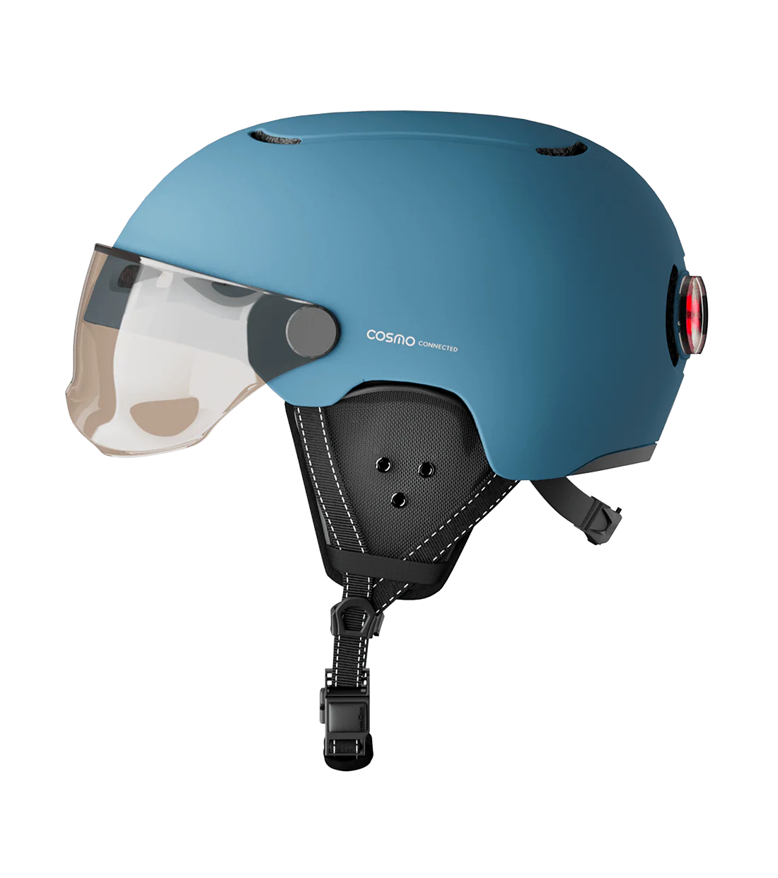 Cosmo Fusion PREMIUM ☆ Casque vélo avec lumière & feux intégrés