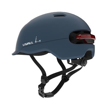 casque-velo-bluetooth-avec-lumiere-livall-C10-ocean-blue