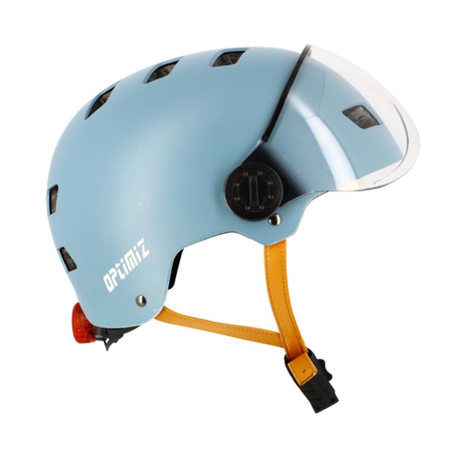 casque cycliste urbain avec visiere optimiz