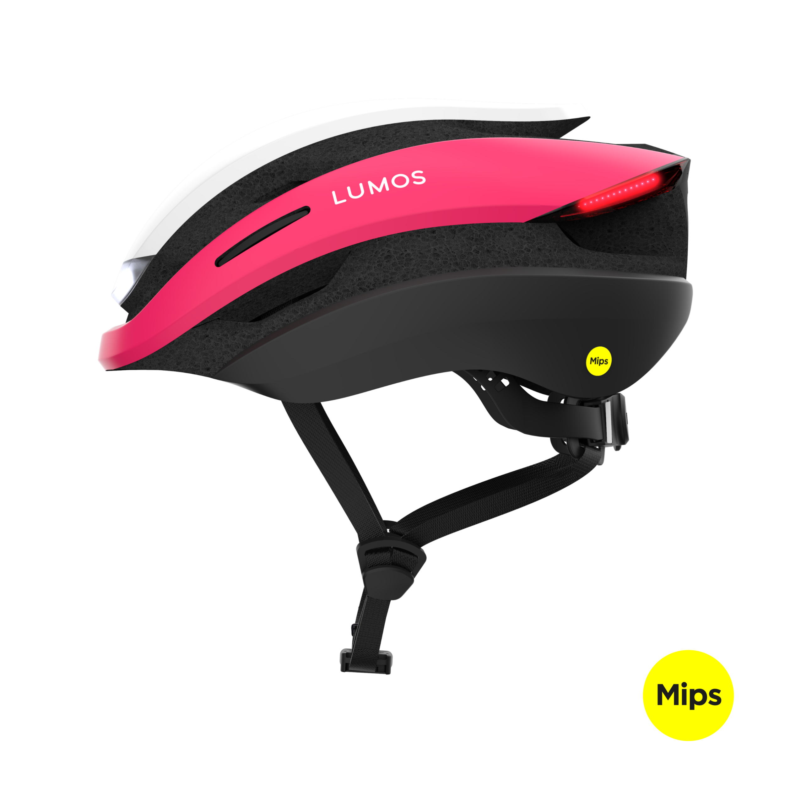 casque velo lumos ultra mips rose vu côté