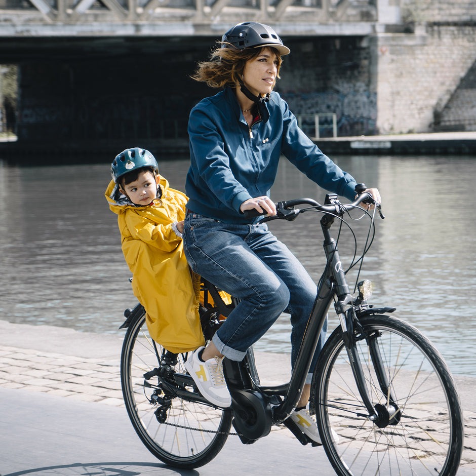 Rainette poncho /cape pluie vélo enfant