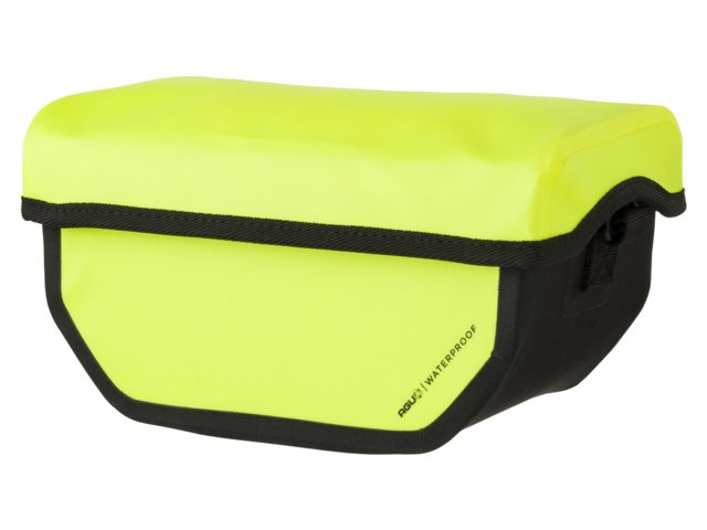 sacoche-velo-avant-guidon-jaune-fluorescent-agu-shelter-5l-klickfix