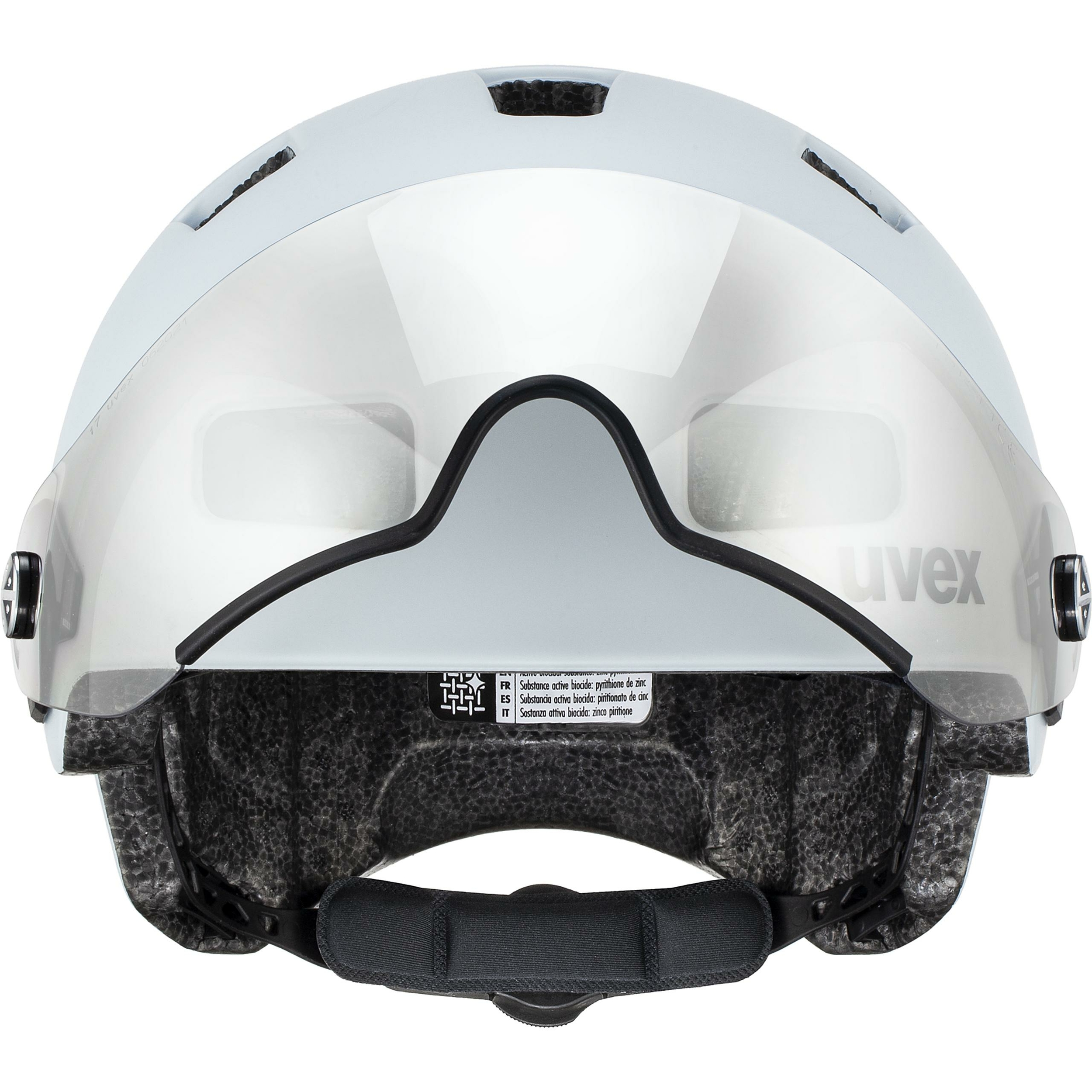 casque-velo-uvex-rush-visor-cloud-mat-visiere