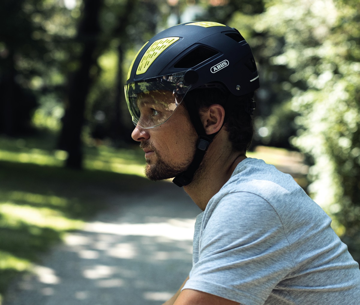 Casque de vélo Zacro - avec lunettes et voyant d'avertissement - Casques de  Casques de