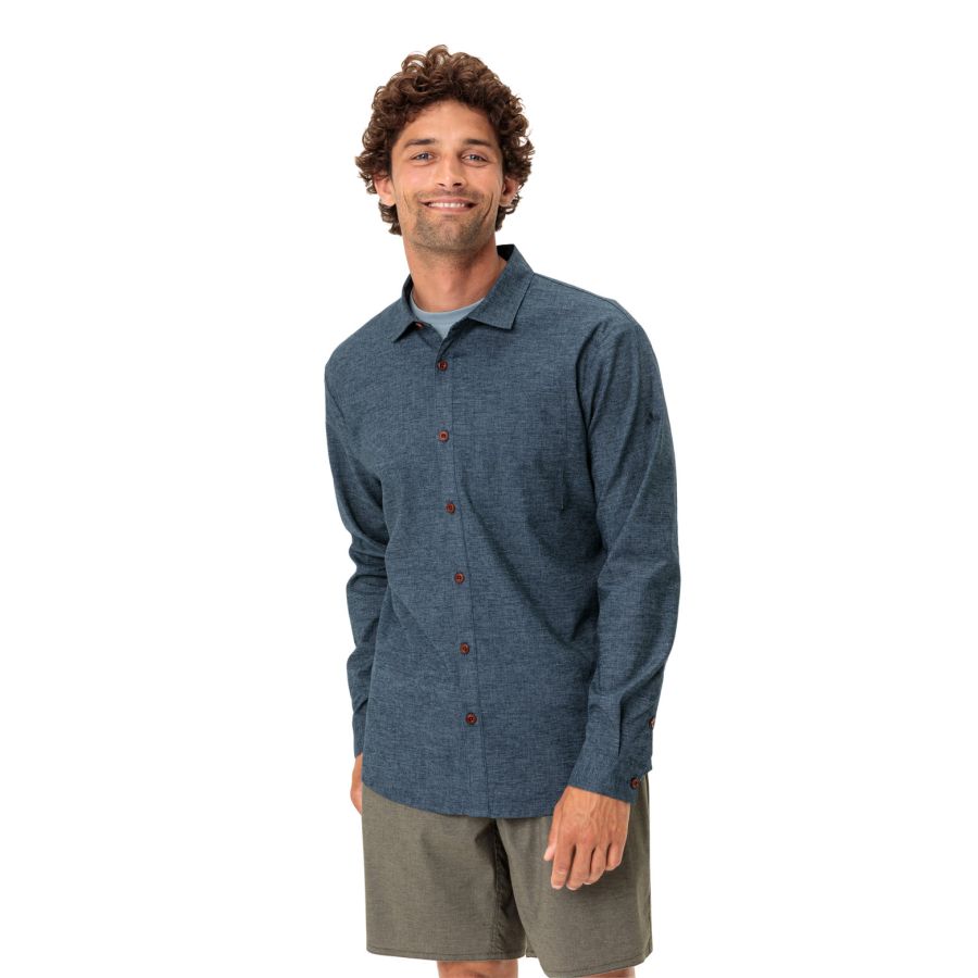 chemise-gravel-homme-velotaf-vaude-redmont-decontractee-ecoresponsable