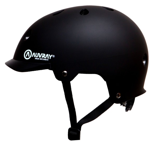 casque-velo-urbain-urban-auvray-coque-abs-reglable-avec-molette-arriere-noir