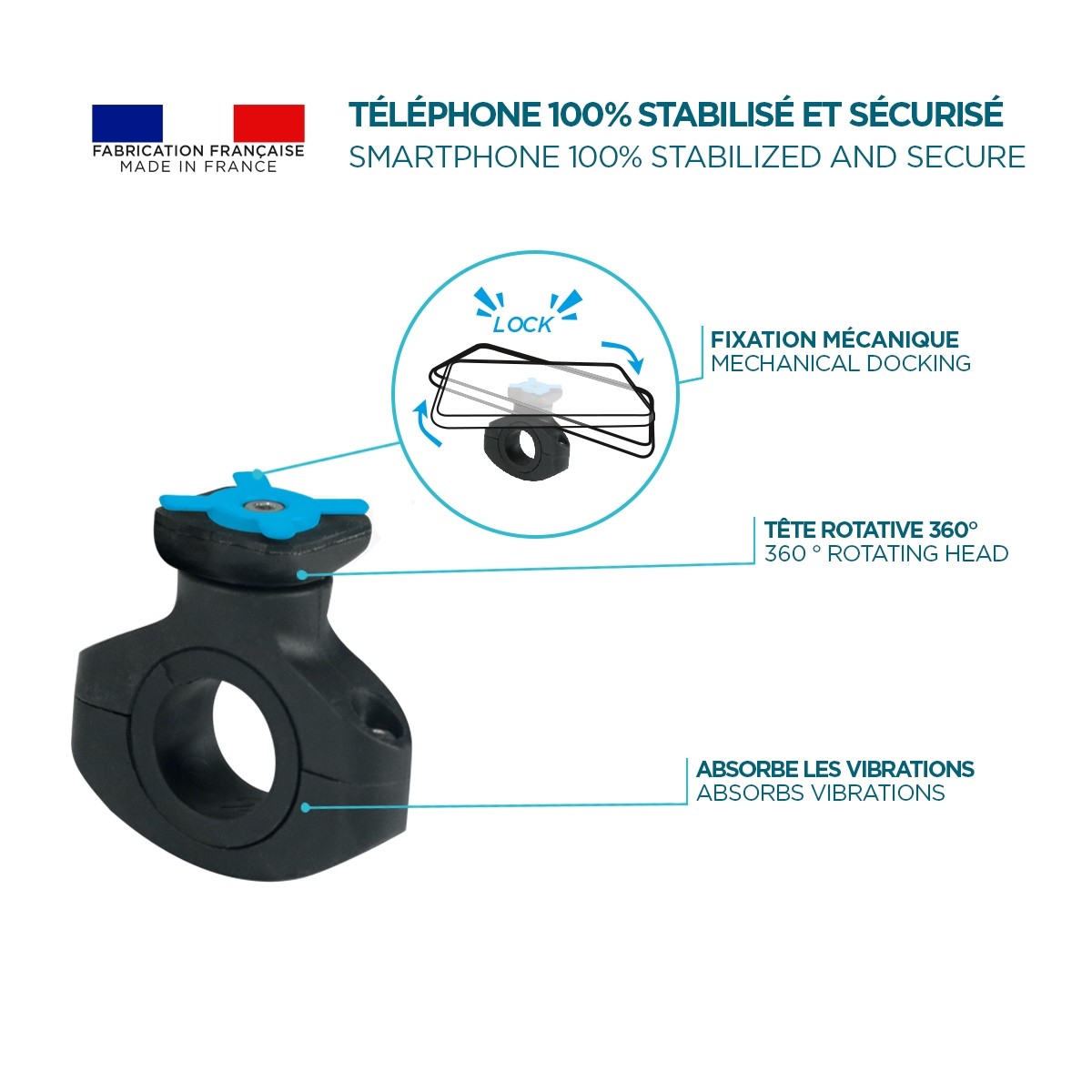 support-smartphone-velo-mobilis-u-fixation-au-guidon-fixation-mecanique