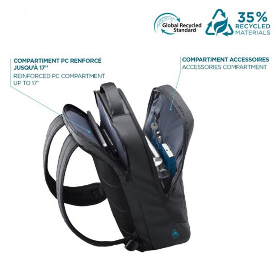 Sac à dos informatique Trendy Mobilis 16L (avec passant trolley)