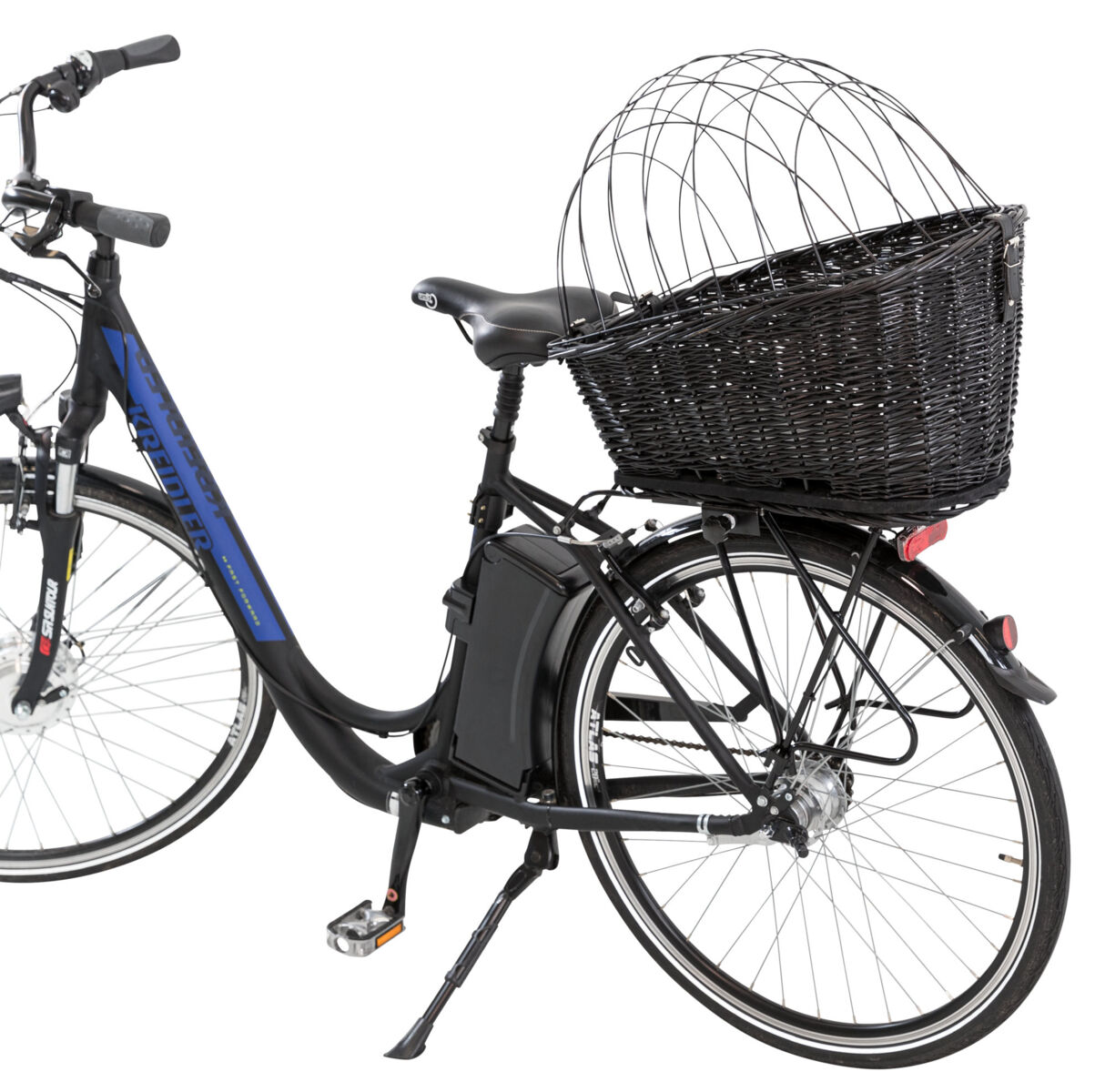panier-de-transport-arriere-pour-porte-bagage-velo-chien-trixie-avec-grille-de-protection
