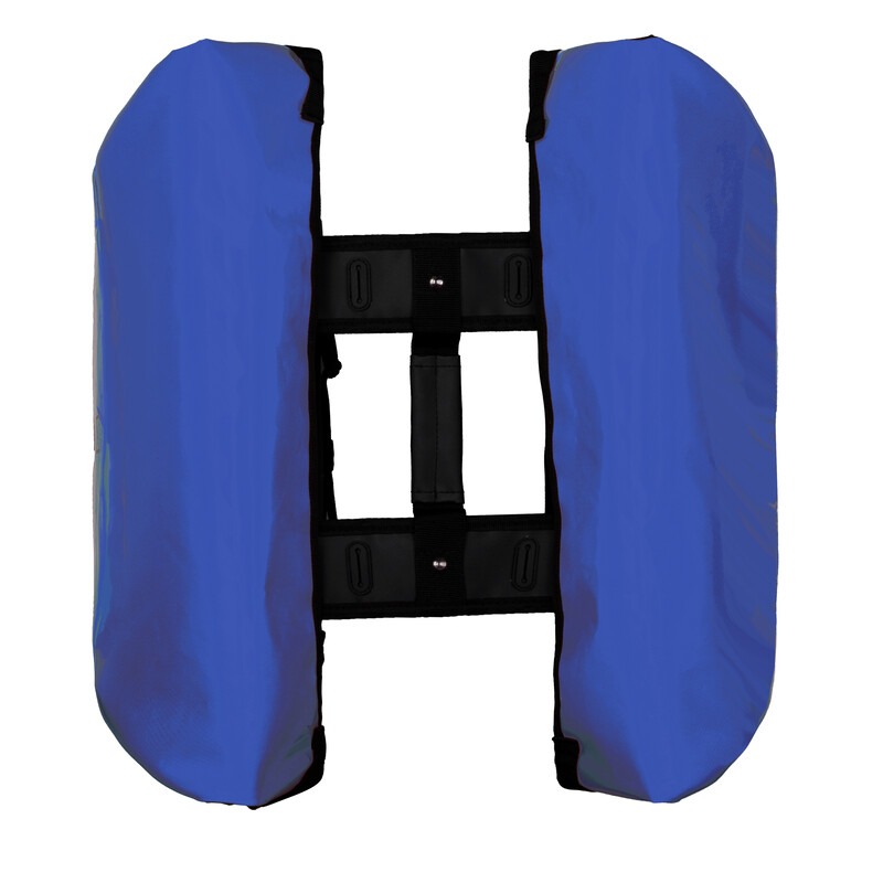 sacoche-velo-PVC-bisonyl-bleu-porte-bagage-arriere