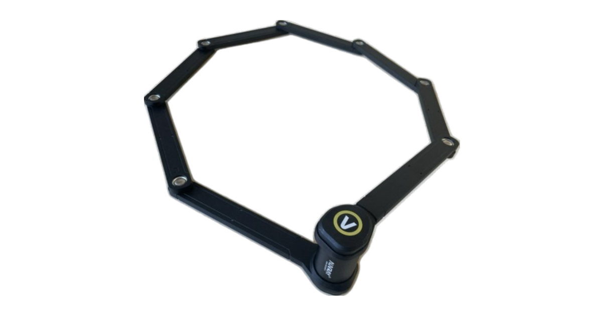 Antivol Vélo Pliant Auvray City Lock L 85 Cm - Niveau 6 Avec Support - NEUF