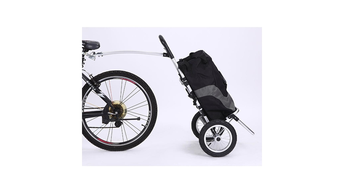 Remorque Vélo Utilitaire Pliable P2R - Max 17 Kg - Roues 16 Pouces - Réf. CG466766