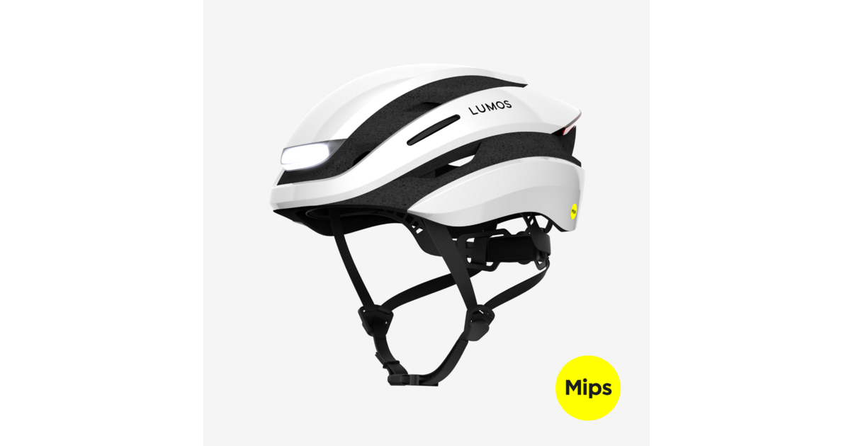 Casque de vélo Speed Pedelec Blanc Visières et Eclairage LED