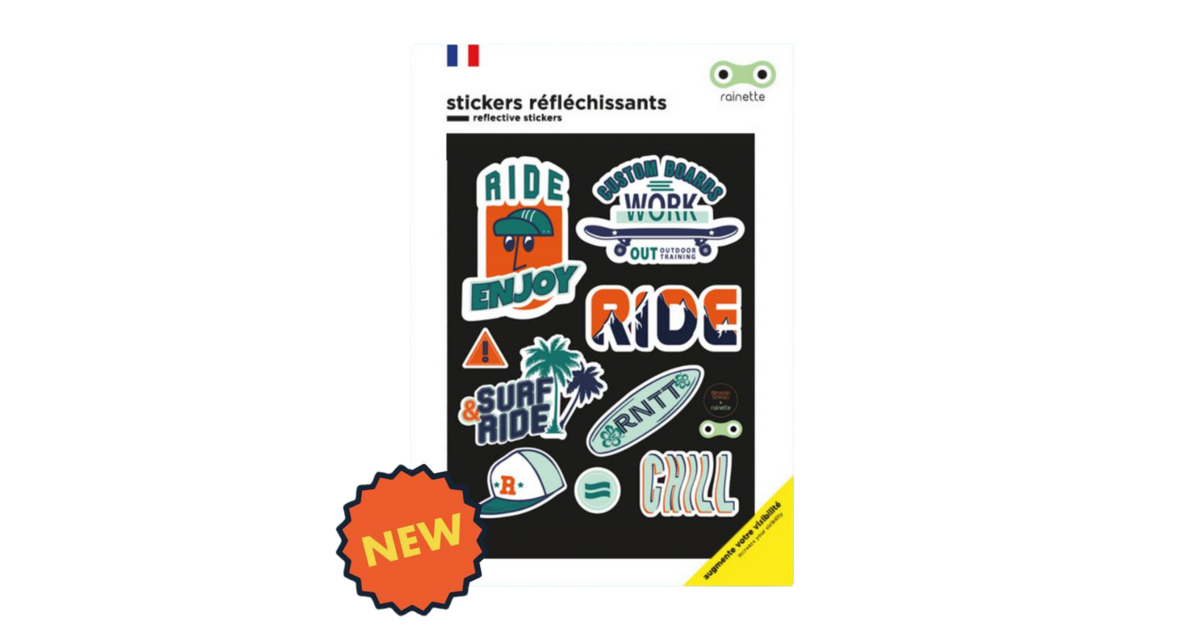 Stickers chill vélo ☆ visibilité la nuit
