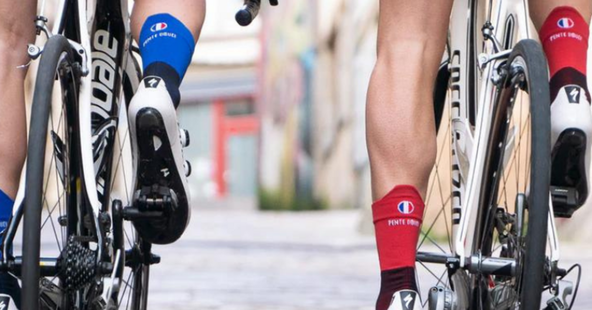 Shimano Chaussettes Vélo - Original Wool Tall - dark green stripes