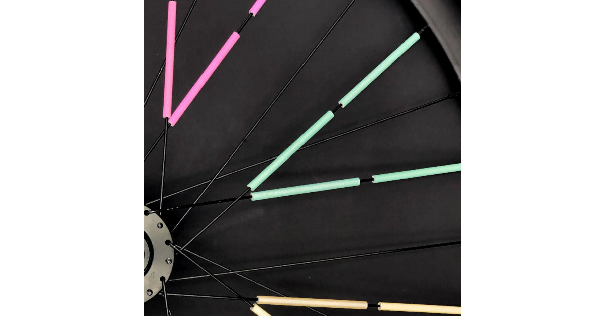 80 Autocollants Réfléchissants Pour Rayons De Vélo - Couleurs Variées - Réflexion 360° - Faciles à Coller - PVC Résistant