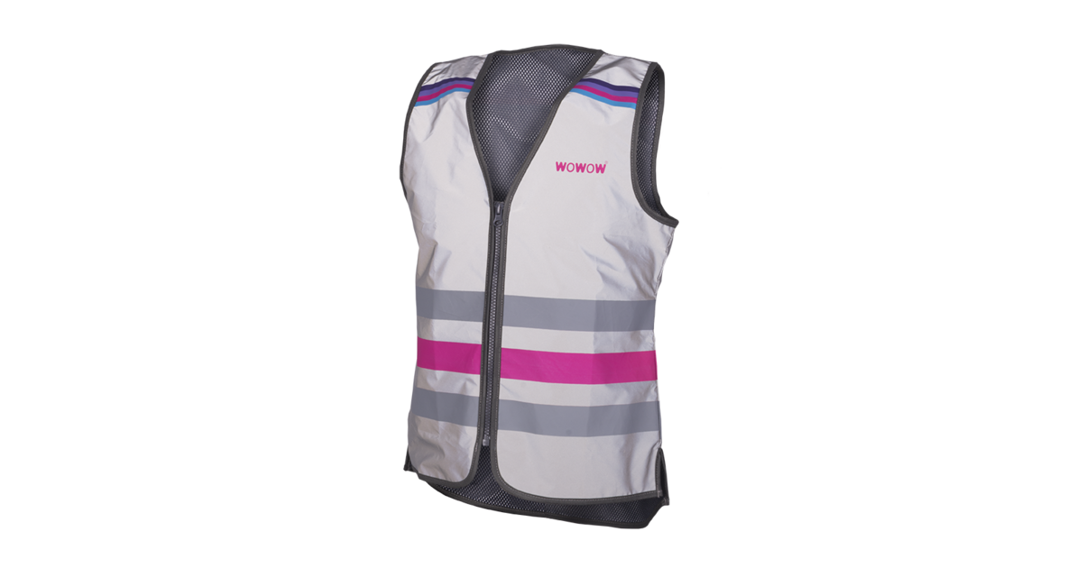 Gilet Réfléchissant USB Rechargeable – LED 5 Couleurs, 3 Modes, Autonomie 24h, Réglable, Pour Nuit, Vélo Et Running (Rose)