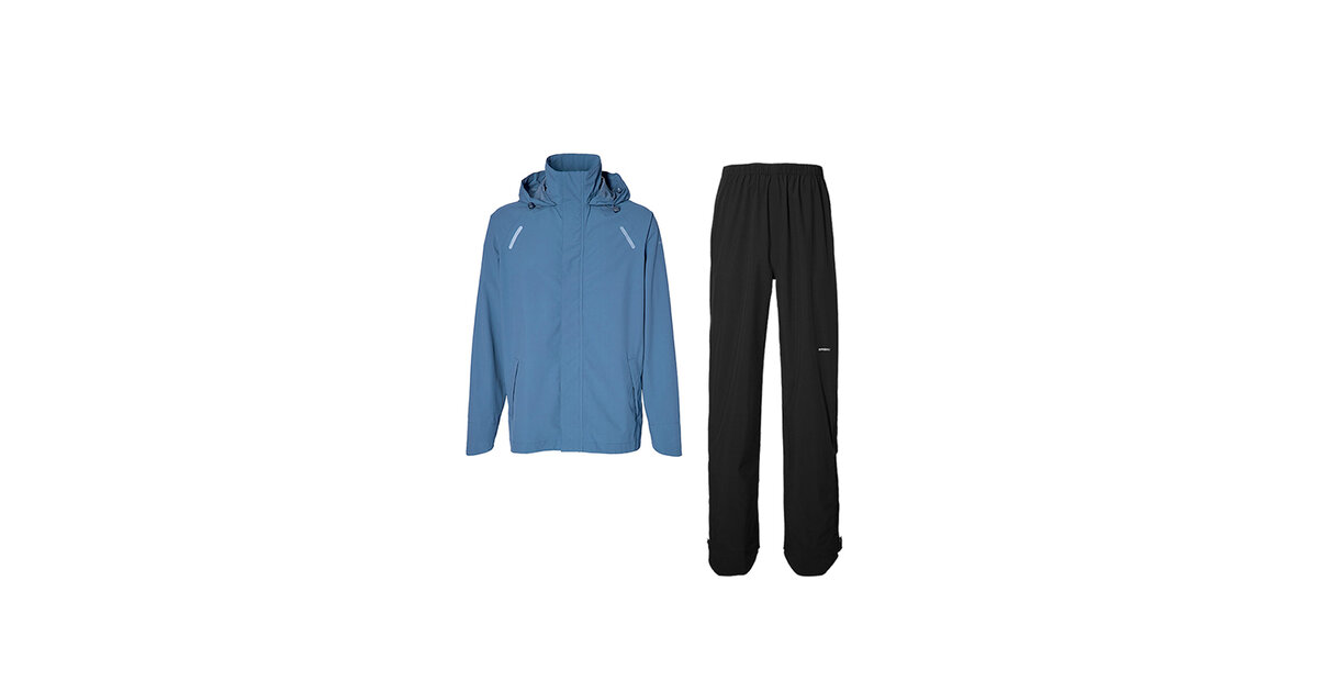 Combinaison De Pêche Imperméable Scierra – Veste Et Pantalon Taille XL, Gris, Légère Et Pratique