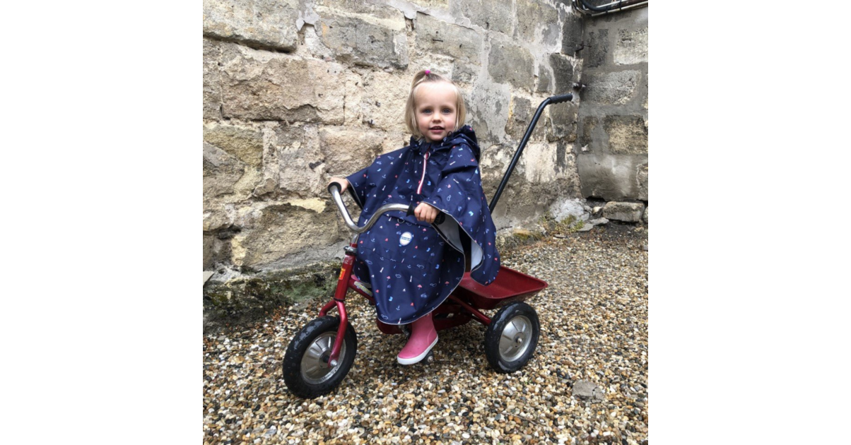 Cape De Pluie Et Pantalon Vélo Imperméable Pour Enfants - Dinosaures & Grenouillères - Protection Boue Garçons Tout-Petits