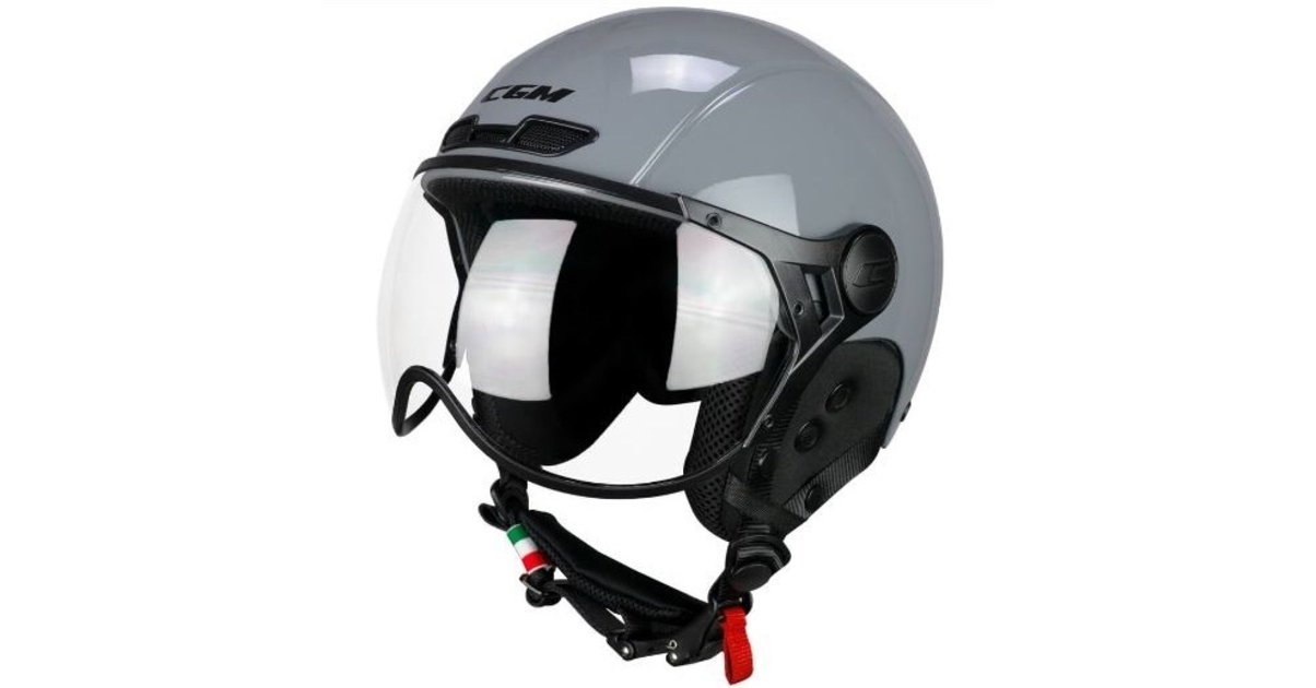 CGM Casque Open Face 116A AIR MONO Blanc Taille M 57-58cm - Homologation ECE R 22.06