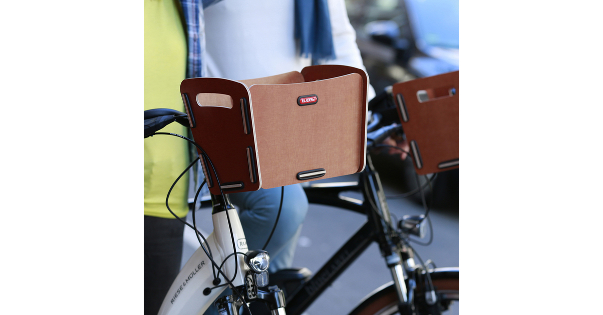 Panier Vélo Vintage Métal Blanc - Avec Poignée Et Support De Fixation