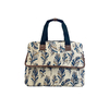 WILLEX-shopper-metropolis-beige-avec-plumes-bleues
