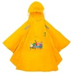 poncho-impermeable-enfant-animaux-jaune-vif