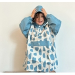 poule-party-Poncho-enfant-avec-manches