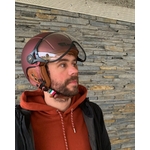 CGM-Ebi-Casque-Ski-Mixte-rouge-bordeaux-brillant