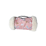 manchon-siege-bebe-fourrure-exterieur-rose