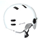 casque-velo-blanc-visiere-exs
